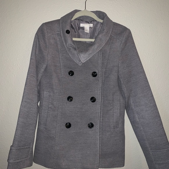 Grey pea coat - Picture 8 of 10